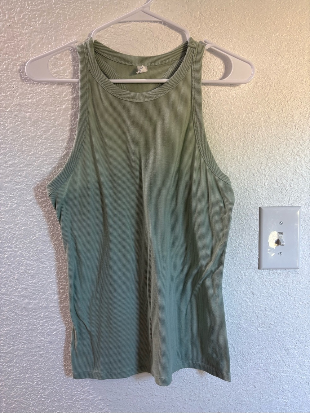Classic Ribbed Tank light olive - Picture 2 of 6